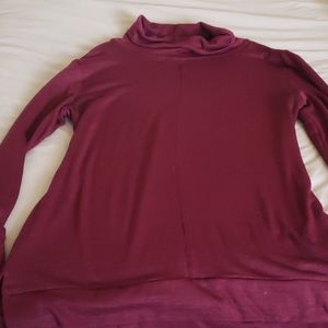 A New Day burgundy mock/turtleneck